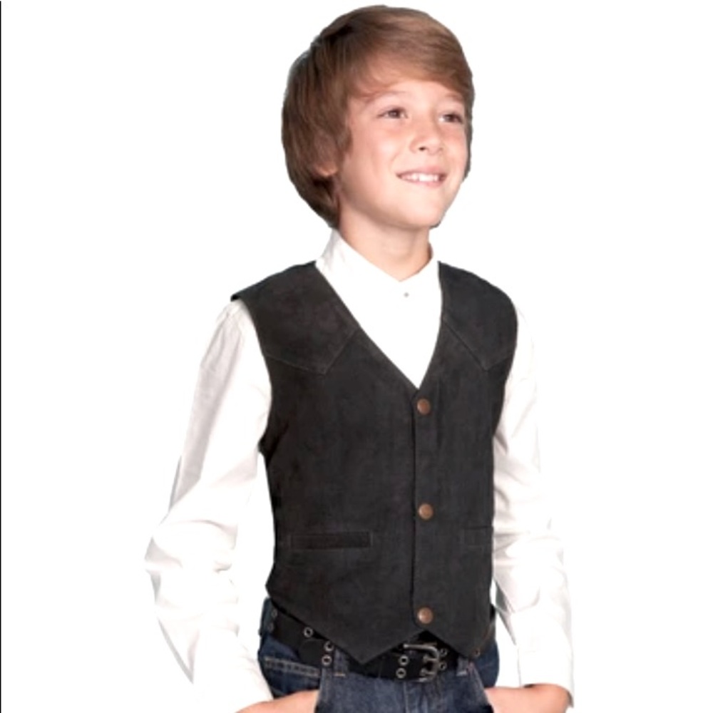 <<<NWT>>> Scully Kid'S Boar Suede Vest